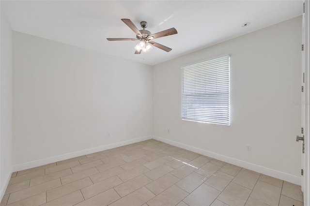 2912 SW Savona Blvd, Port St Lucie, FL 34953 - spare room featuring a ceiling fan and light tile patterned floors