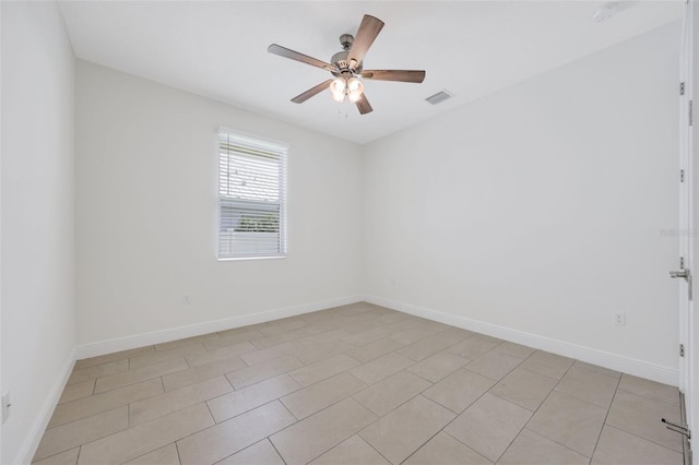 2912 SW Savona Blvd, Port St Lucie, FL 34953 - spare room featuring ceiling fan and baseboards
