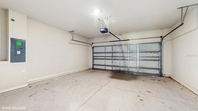 4501 Sparkling Shell Ave, Kissimmee, FL 34746 - garage featuring electric panel and a garage door opener