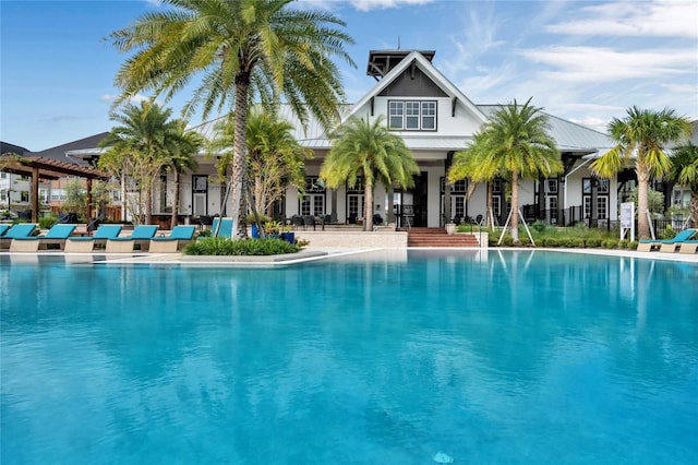 7412 Estuary Lake Loop, Celebration, FL 34747 - community pool with a pergola