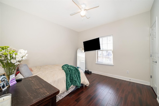 9379 Royal Estates Blvd, Orlando, FL 32836 - bedroom featuring hardwood / wood-style floors and a ceiling fan