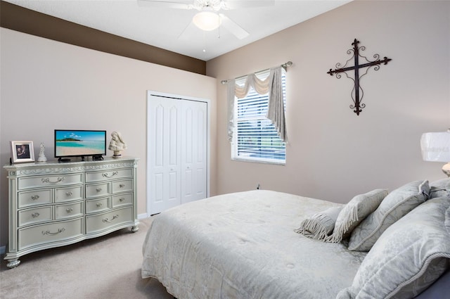 1331 Marble Crest Way, Winter Garden, FL 34787 - carpeted bedroom featuring a closet and a ceiling fan