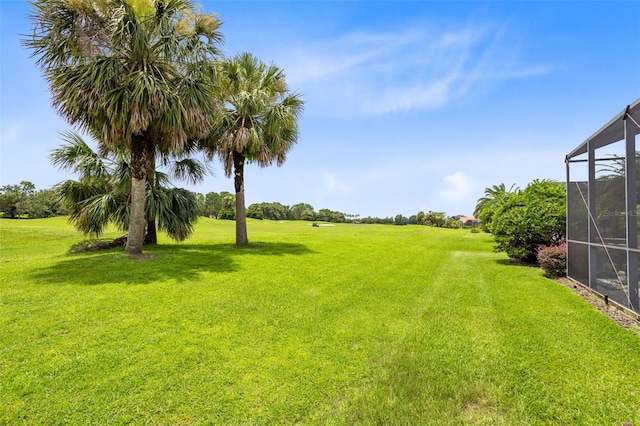 1331 Marble Crest Way, Winter Garden, FL 34787 - view of grassy yard featuring a lanai