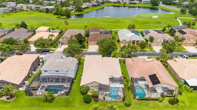 1331 Marble Crest Way, Winter Garden, FL 34787 - aerial view of residential area with a large body of water and a golf course