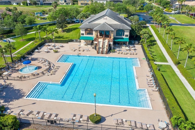 1331 Marble Crest Way, Winter Garden, FL 34787 - community pool featuring a patio area
