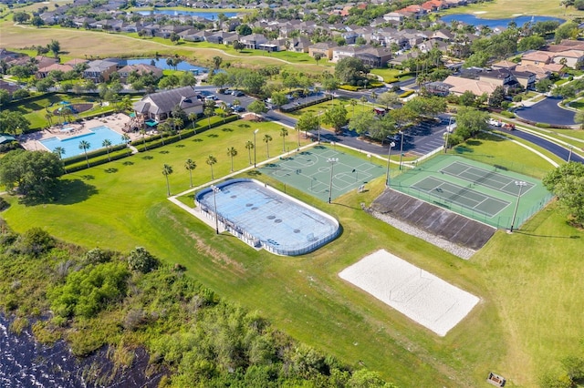 1331 Marble Crest Way, Winter Garden, FL 34787 - bird's eye view of a large body of water and a pool area
