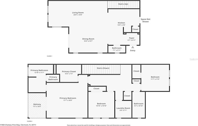 17458 Chateau Pine Way, Clermont, FL 34711 - view of home floor plan