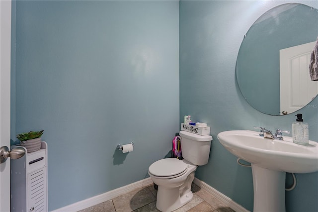4024 Blazewater Ct, Eustis, FL 32736 - half bathroom featuring toilet and tile patterned floors