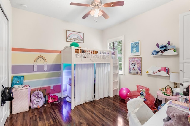 32619 View Haven Ln, Sorrento, FL 32776 - bedroom featuring wood finished floors and ceiling fan