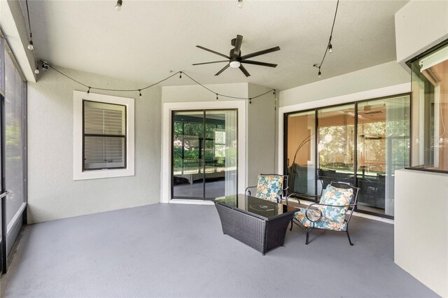 32619 View Haven Ln, Sorrento, FL 32776 - view of patio / terrace featuring ceiling fan