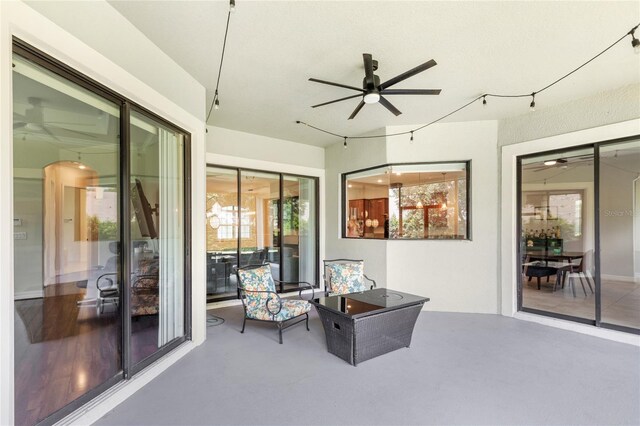 32619 View Haven Ln, Sorrento, FL 32776 - view of patio featuring a ceiling fan