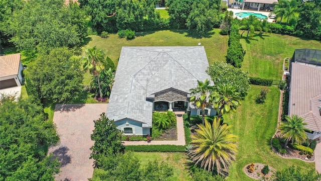 32619 View Haven Ln, Sorrento, FL 32776 - view from above of property with a pool area
