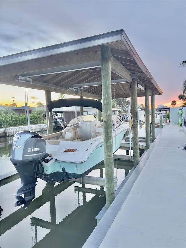 142 Reef Rd, South Daytona, FL 32119 - dock with boat lift