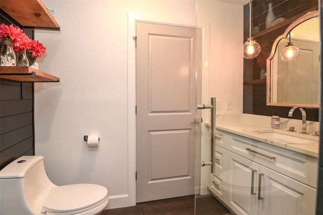 142 Reef Rd, South Daytona, FL 32119 - bathroom featuring toilet and vanity