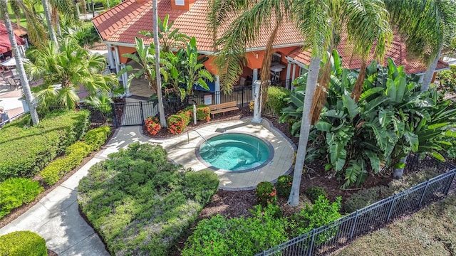 132 Cordova Ave, Davenport, FL 33897 - view of pool with a hot tub