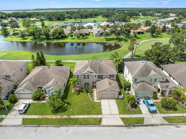 2298 The Oaks Blvd, Kissimmee, FL 34746 - aerial perspective of suburban area featuring a nearby body of water and a golf course