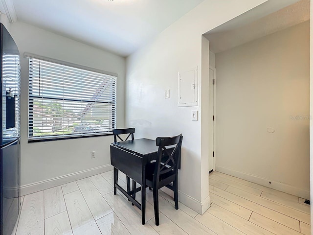 6140 Burnside Cir Unit 204, Orlando, FL 32822 - office featuring light wood finished floors and electric panel