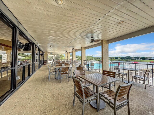 6140 Burnside Cir Unit 204, Orlando, FL 32822 - view of patio / terrace with outdoor dining space