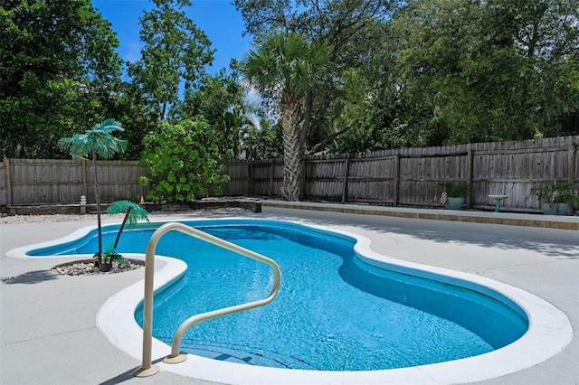 5630 Spring Run Ave, Orlando, FL 32819 - view of pool with a fenced backyard and a patio area