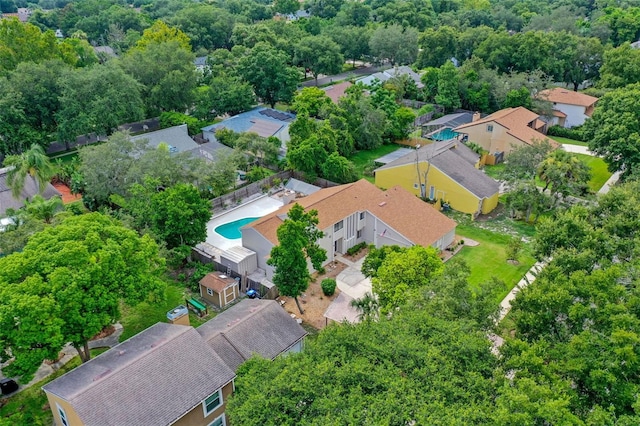 5630 Spring Run Ave, Orlando, FL 32819 - aerial perspective of suburban area with a pool