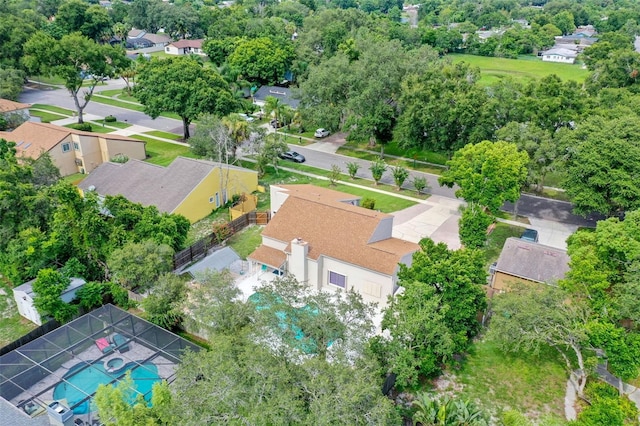 5630 Spring Run Ave, Orlando, FL 32819 - aerial perspective of suburban area featuring a tree filled landscape