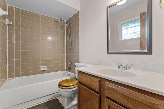 1384 La Paloma Cir, Winter Springs, FL 32708 - full bathroom with vanity,  shower combination, and tile patterned flooring