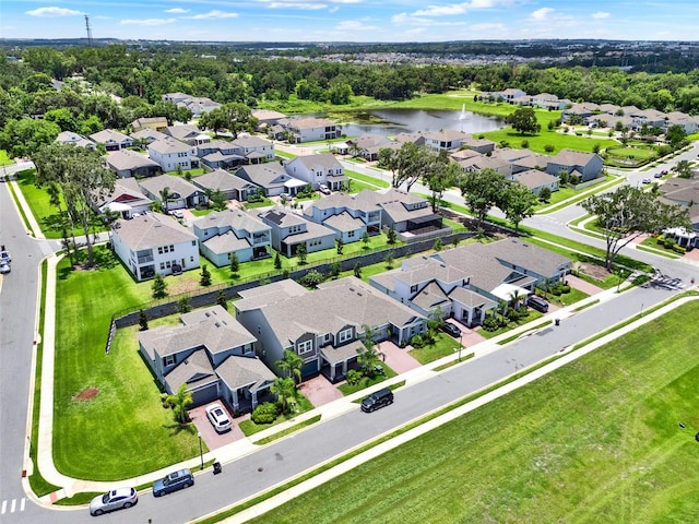 1219 Foltz Loop, Oakland, FL 34787 - aerial view of residential area with a large body of water
