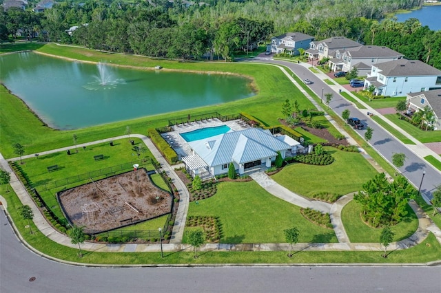 1219 Foltz Loop, Oakland, FL 34787 - aerial view of a nearby body of water and a pool