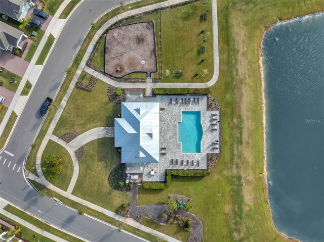 1219 Foltz Loop, Oakland, FL 34787 - aerial view of property and surrounding area featuring a pool area
