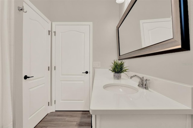 1219 Foltz Loop, Oakland, FL 34787 - bathroom featuring vanity and wood finished floors