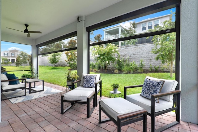 1219 Foltz Loop, Oakland, FL 34787 - view of patio / terrace featuring ceiling fan