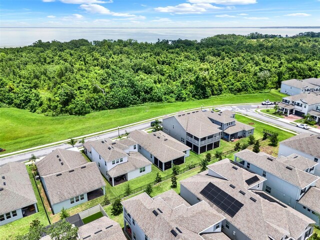 1219 Foltz Loop, Oakland, FL 34787 - aerial perspective of suburban area featuring a forest