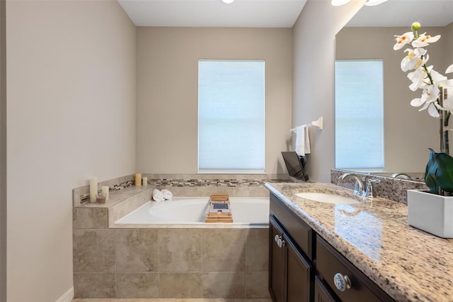 13851 Jomatt Loop, Winter Garden, FL 34787 - full bathroom featuring vanity and a bath