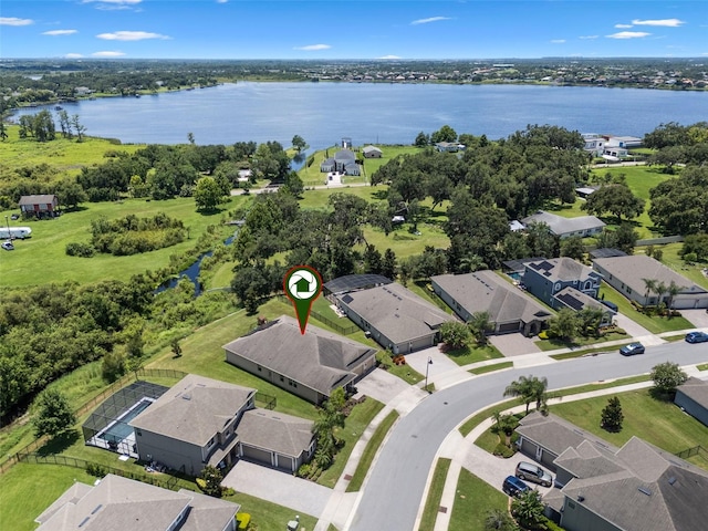 13851 Jomatt Loop, Winter Garden, FL 34787 - aerial view of residential area with a large body of water
