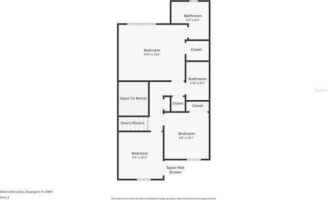 4224 Calabria Ave, Davenport, FL 33897 - view of property floor plan