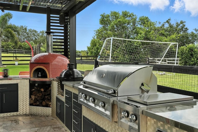 15350 Arabian Way, Montverde, FL 34756 - view of patio with area for grilling