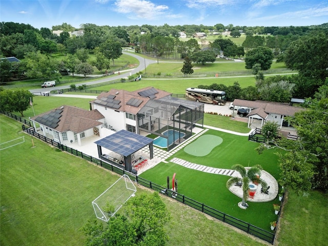 15350 Arabian Way, Montverde, FL 34756 - bird's eye view of a tree filled landscape