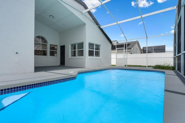 2898 Picadilly Cir, Kissimmee, FL 34747 - view of swimming pool with a patio and a lanai