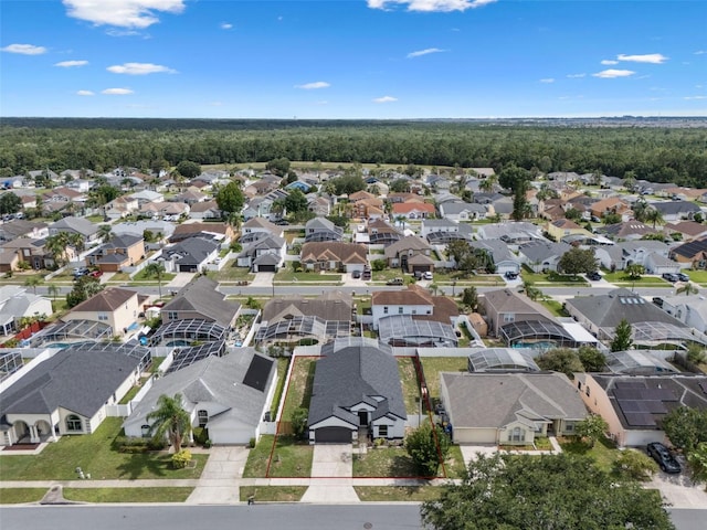 2898 Picadilly Cir, Kissimmee, FL 34747 - aerial perspective of suburban area with a forest