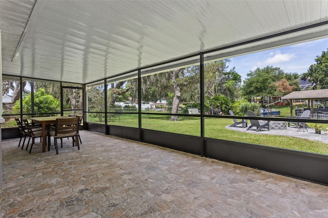 11815 Lake Susan, Clermont, FL 34711 - sunroom / solarium featuring outdoor dining area and healthy amount of natural light
