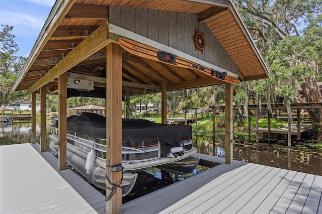 11815 Lake Susan, Clermont, FL 34711 - dock featuring boat lift and a water view
