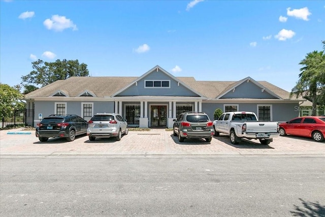 523 Lake Davenport Cir, Davenport, FL 33837 - view of front of home with uncovered parking and french doors