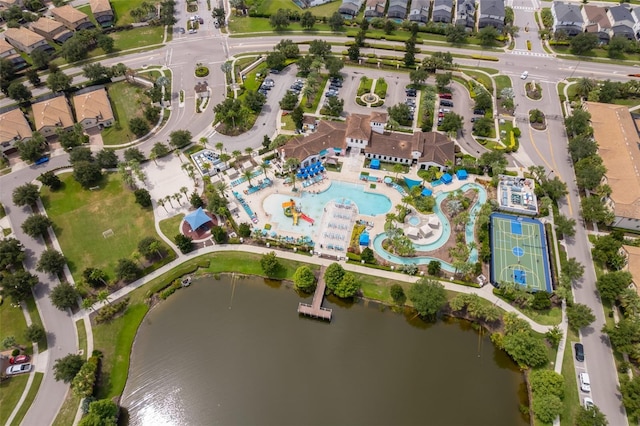 1660 Tropical Palms Cir, Kissimmee, FL 34747 - aerial overview of property's location featuring a large body of water