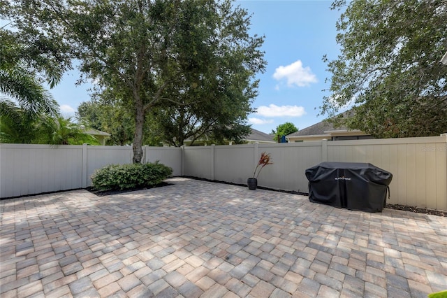 8827 Arrabida Ln, Orlando, FL 32836 - fenced backyard featuring a grill and a patio