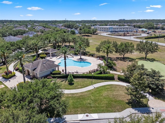 8827 Arrabida Ln, Orlando, FL 32836 - bird's eye view of a pool area