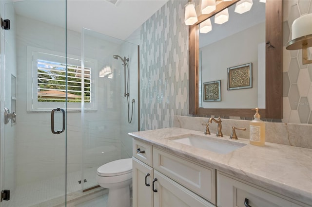 9070 Ron Den Ln, Windermere, FL 34786 - bathroom featuring vanity and a shower stall