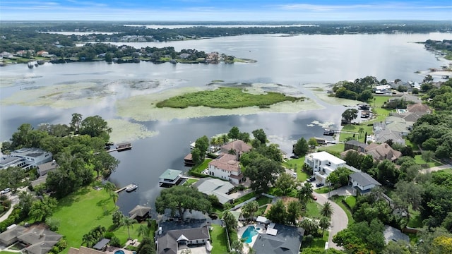 9070 Ron Den Ln, Windermere, FL 34786 - aerial view of residential area featuring a large body of water
