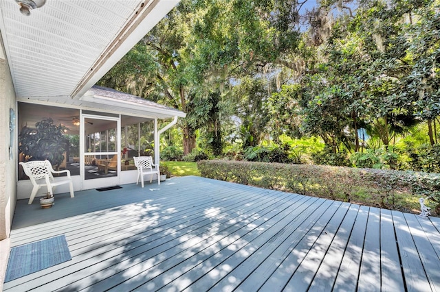 1238 Palmetto Rd, Eustis, FL 32726 - deck with a sunroom