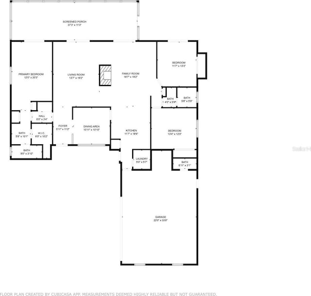 1238 Palmetto Rd, Eustis, FL 32726 - view of property floor plan