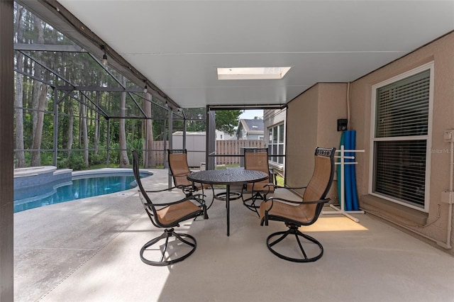 1041 Mccully Ct, Oviedo, FL 32765 - sunroom / solarium with a skylight